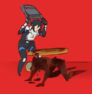 Telegram sticker 🔫 Signalka :: @fStikBot
