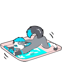 Telegram sticker 😫 Greybound animated by @naustrid