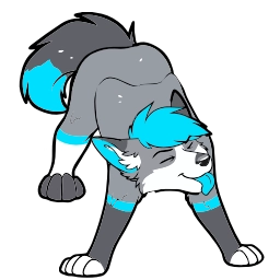 Telegram sticker 😝 Greybound animated by @naustrid