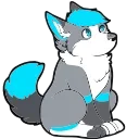 Video sticker 🐶 Greybound animated by @naustrid