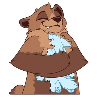 Video sticker 🤗 Grizzly Bears by Pulexart.com