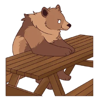 Telegram sticker 🧺 Grizzly Bears by Pulexart.com