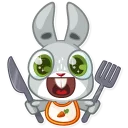 Sticker 🍴 Boo the Bunny