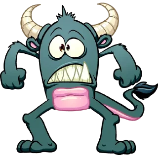 Telegram sticker 👹 Monsters @PunjabiSticker