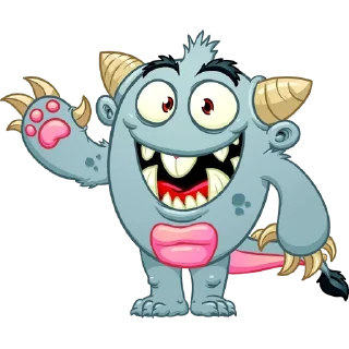 Telegram sticker 👹 Monsters @PunjabiSticker