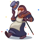 Video sticker 🕺 Plague Doctor Hawk