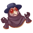 Video sticker 🤷‍♂️ Plague Doctor Hawk
