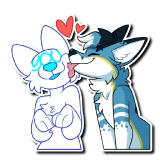 Telegram sticker 😘 Bitzel