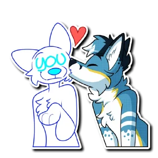 Telegram sticker 😘 Bitzel