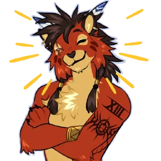 Video sticker 😄 Red XIII / Nanaki