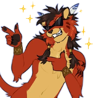 Video sticker 😎 Red XIII / Nanaki