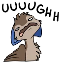 Telegram sticker 😫 Koh