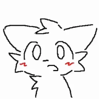 Telegram stiker 😦 Silly cat made by @Silly_catQ
