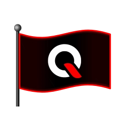 Sticker 🏴 @quattrovpn_bot