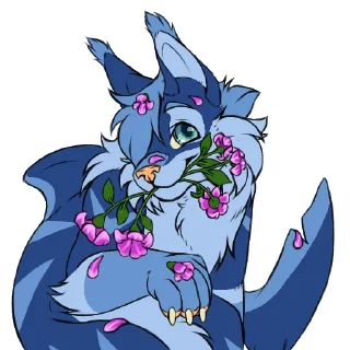 Video sticker 🦈 Neptune - Spiralyfox's fursona | By Junk Dirtivy