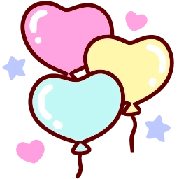 Sticker 🎈 (@ShoutoEmoji) Kawaii pack