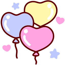 Sticker 🎈 (@ShoutoEmoji) Kawaii pack
