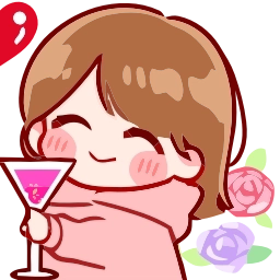 Sticker 🍸 (@ShoutoEmoji) Kawaii pack