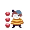 Sticker 🤩 Жуткий месяц:) @TgEmodziBot