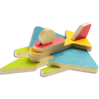 Telegram sticker ✈️ Wooden Toys @PunjabiSticker