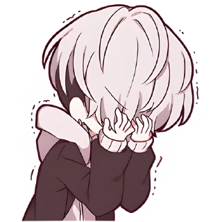 Telegram stiker 😭 Грибной-кун @Nyasticks