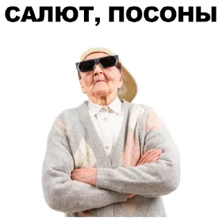 Video sticker 👋 🤬Evil Grannies @stickersb2b