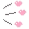 Sticker 🥛 𐔌՞ᱹ ﹼ ̫ ᱹ՞𐦯 kawai pixel 🥛 @kiokome