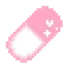 Sticker 🥛 𐔌՞ᱹ ﹼ ̫ ᱹ՞𐦯 kawai pixel 🥛 @kiokome