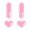 Sticker 🥛 𐔌՞ᱹ ﹼ ̫ ᱹ՞𐦯 kawai pixel 🥛 @kiokome