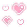 Sticker 🥛 𐔌՞ᱹ ﹼ ̫ ᱹ՞𐦯 kawai pixel 🥛 @kiokome