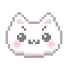 Sticker 🥛 𐔌՞ᱹ ﹼ ̫ ᱹ՞𐦯 kawai pixel 🥛 @kiokome