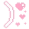 Sticker 🥛 𐔌՞ᱹ ﹼ ̫ ᱹ՞𐦯 kawai pixel 🥛 @kiokome