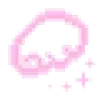 Sticker 🥛 𐔌՞ᱹ ﹼ ̫ ᱹ՞𐦯 kawai pixel 🥛 @kiokome