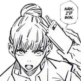 Telegram sticker 🫠 Nah, I'd win