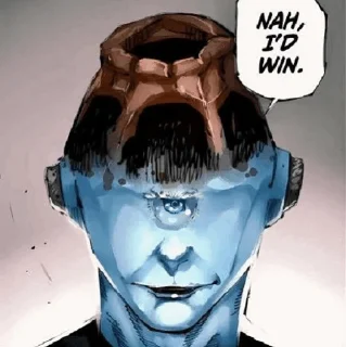 Sticker 🫠 Nah, I'd win