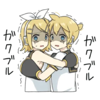 Telegram sticker 🍌 🍌Kagamine Len🎤 ( @Ilove_Ventii )