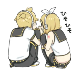 Telegram sticker 🍌 🍌Kagamine Len🎤 ( @Ilove_Ventii )