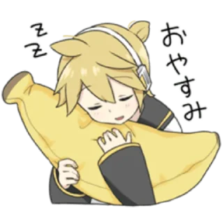 Video sticker 🍌 🍌Kagamine Len🎤 ( @Ilove_Ventii )