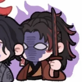 Telegram sticker 🩸 𝐘𝐨𝐫𝐢𝐢.𝐜𝐡𝐢 | @TwinCurl ☀️