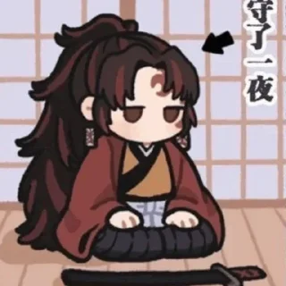 Telegram sticker 🩸 𝐘𝐨𝐫𝐢𝐢.𝐜𝐡𝐢 | @TwinCurl ☀️