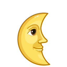 Telegram sticker 🌜 Набор стикеров от @Ctikerubot