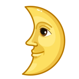 Telegram sticker 🌛 Набор стикеров от @Ctikerubot
