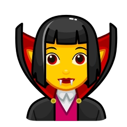 Telegram sticker 🧛‍♀️ Набор стикеров от @Ctikerubot