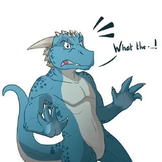 Telegram stiker 🤨 Max the Kobold Alchemist