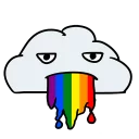 Telegram sticker 😍 🌈Rainbow  Stickers