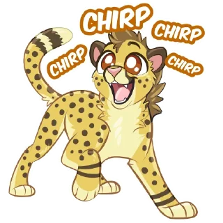 Video sticker 😄 Chirpy Cheetah