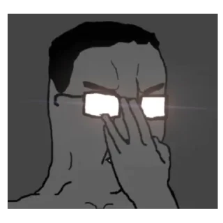 Telegram sticker 🫥 ch reacts