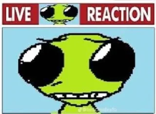 Video sticker 😨 зелена я амёба :: @fStikBot