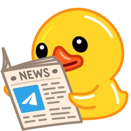 Telegram sticker 🗞 Duck+2