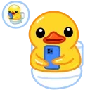 Video sticker 🚽 Duck+2